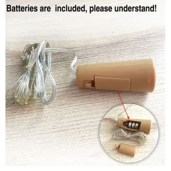 (paket 3kom) led žarulje dekoracija doma cork - slika 6