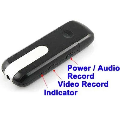 usb stick s hd mini kamerom, senzor pokreta mini kamera - slika 3