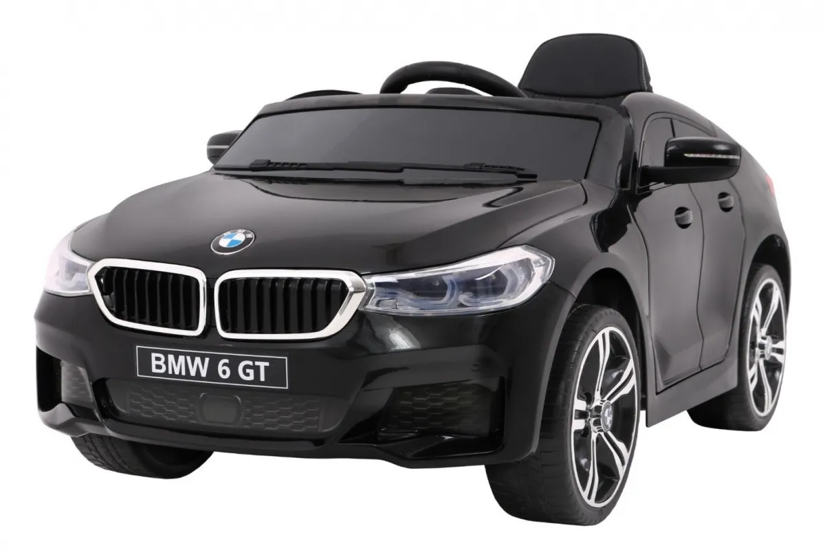 Licencirani auto na akumulator BMW 6 GT - crni - Mursko Središće