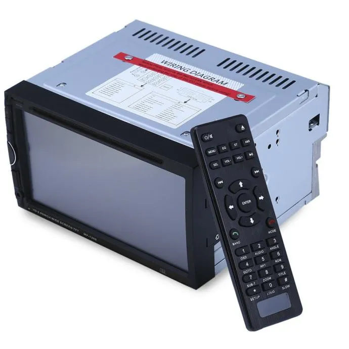 2din auto radio dvd, aux, mp3, usb,sd kartica, bluetooth + daljinski - slika 4
