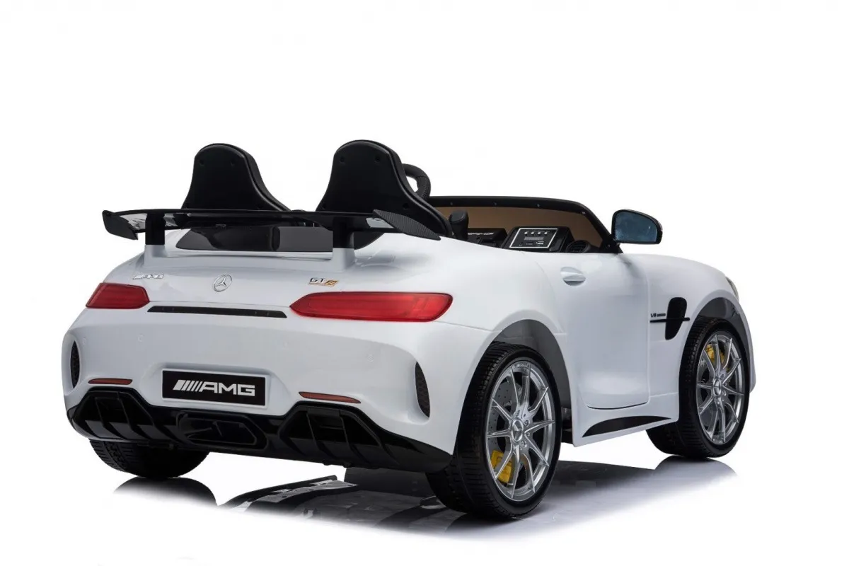 licencirani auto na akumultor mercedes benz gt r 4 x 4 – bijeli - slika 9