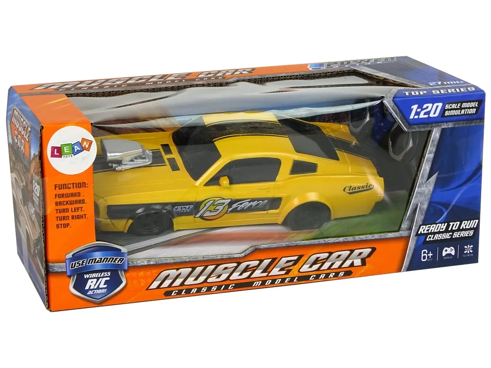 auto na daljinsko upravljanje classic 1:20 - žuti - slika 5