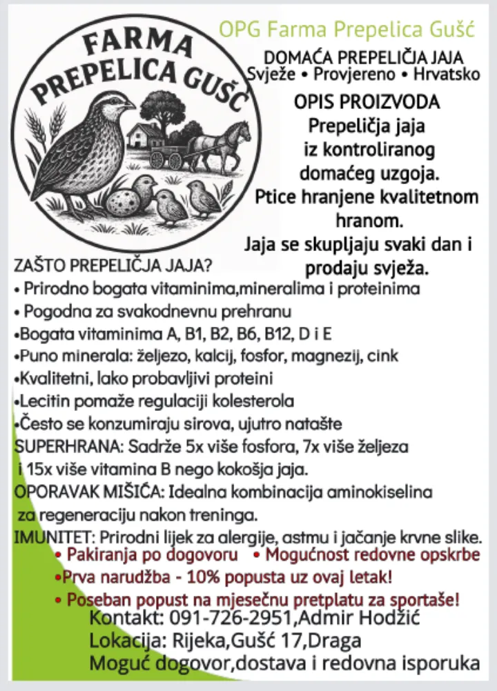 prepeličja jaja svježa - slika 3