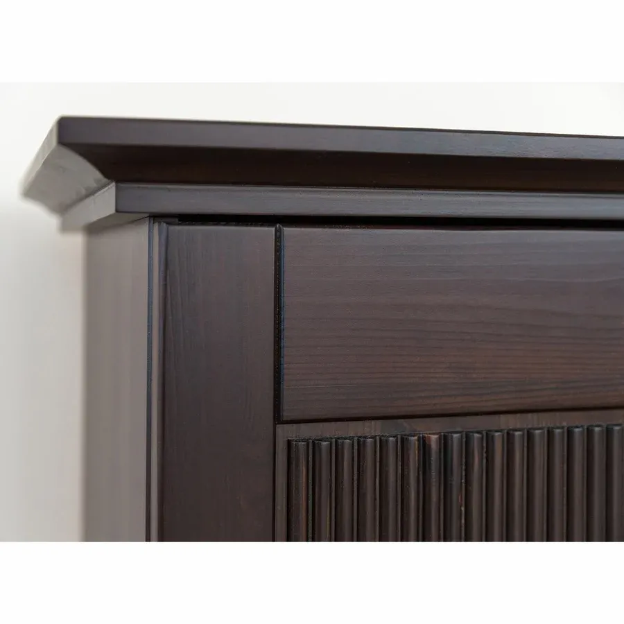 komoda rosella 141,7x45 cm, materijal: masivna borovina - slika 5