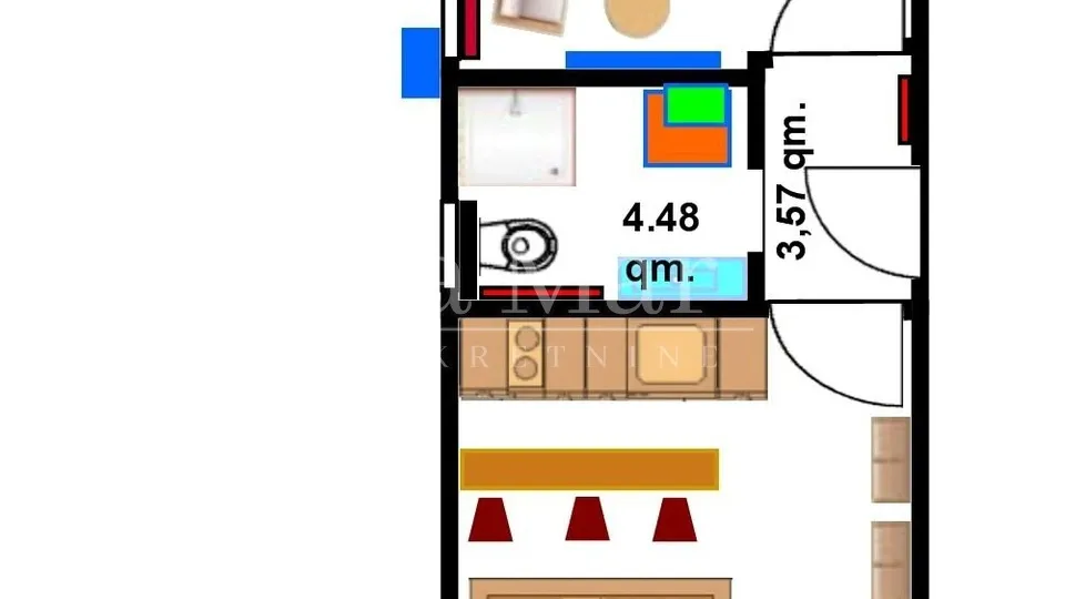 blizina petrove crkve- kompletno adaptiran i uređen stan - slika 5