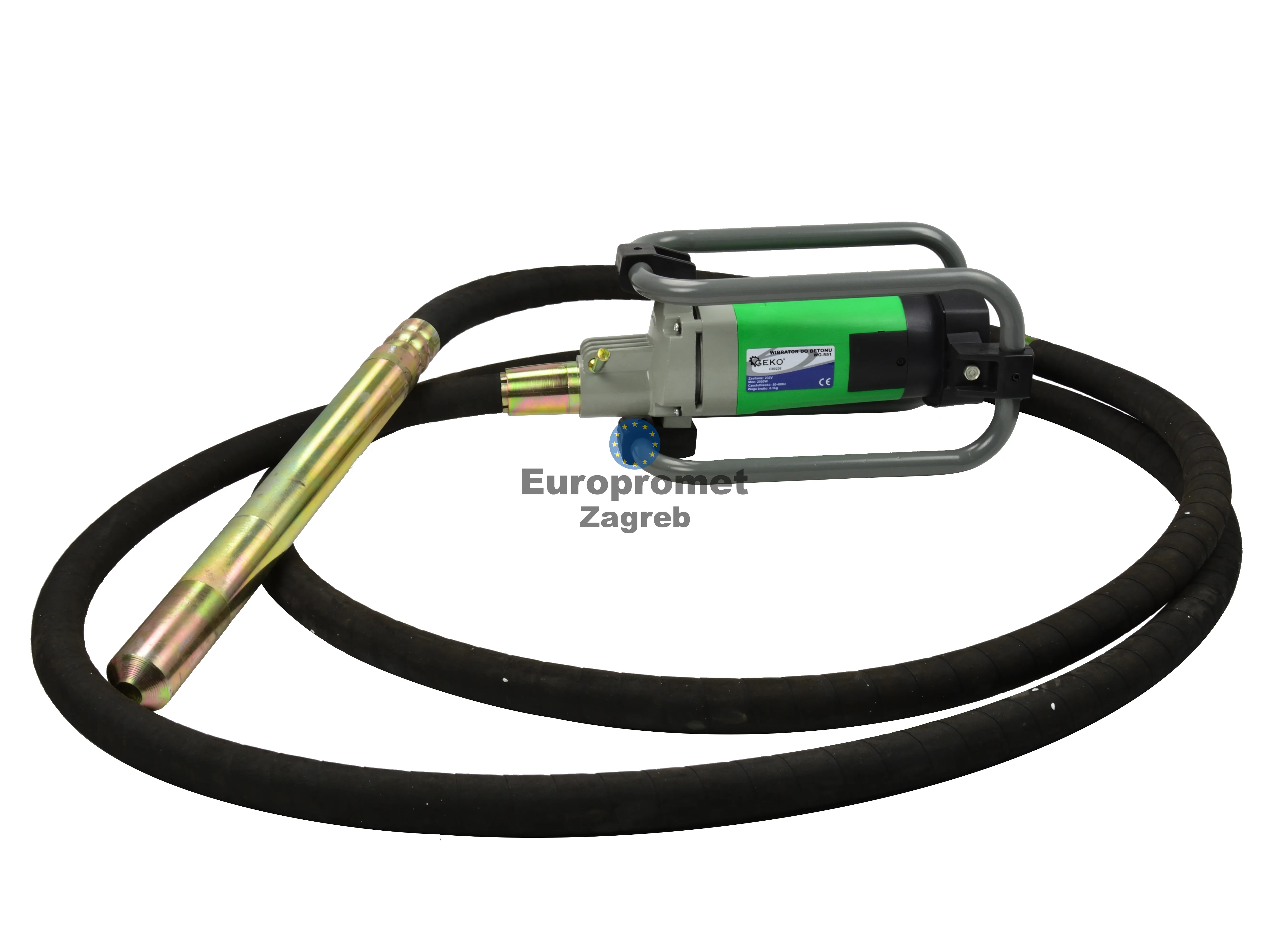 vibrator za beton 2000w 48mm x 6m top ponuda!! - slika 2