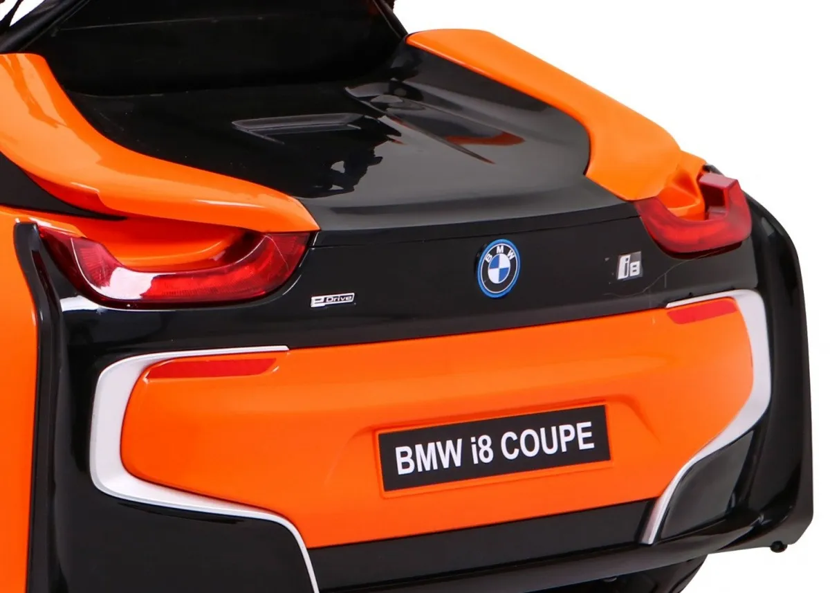 licencirani auto na akumulator bmw i8 lift - narančasti - slika 5