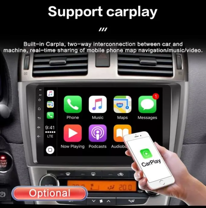 original multimedija za toyota avensis wifi gps android navigacija - slika 5