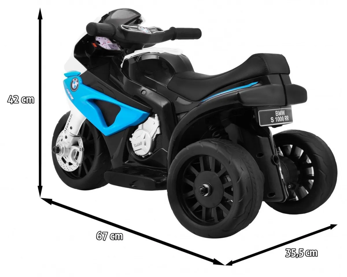 licencirani motor na akumulator bmw s1000 rr mini - plavi - slika 2