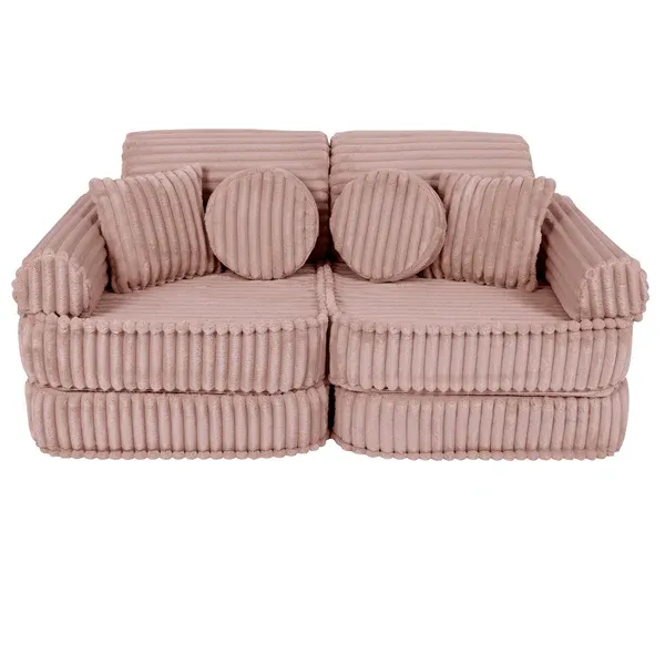 srednja modularna sofa za djecu - churros pink - slika 8