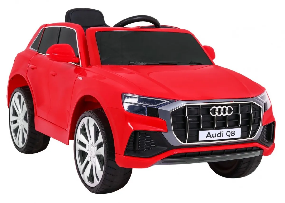 licencirani auto na akumulator audi q8 lift - crveni - slika 11