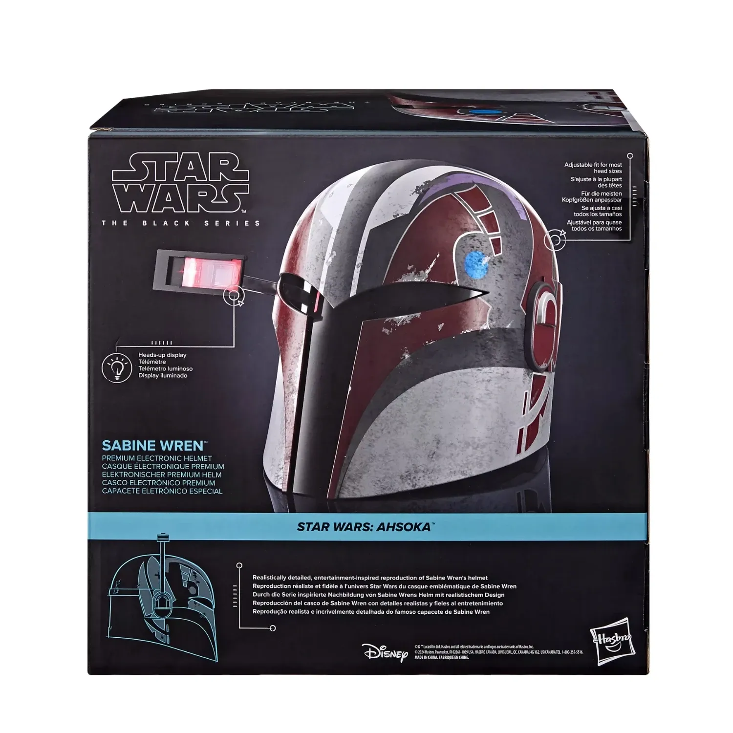 star wars: the black series – sabine wren electronic helmet - slika 3