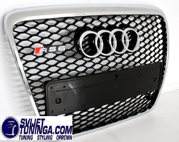 prednja maska za audi a6 4f/4f2 - s6 - rs6 dizajn - razne izvedbe - slika 3