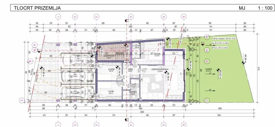 stan: osijek, centar, 83.88 m2 + vrt, prizemlje, uskoro useljivo - slika 3