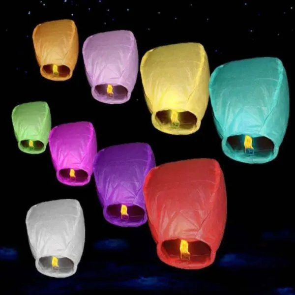 (pak 5kom) japanski wish baloni! lampion želja - slika 3