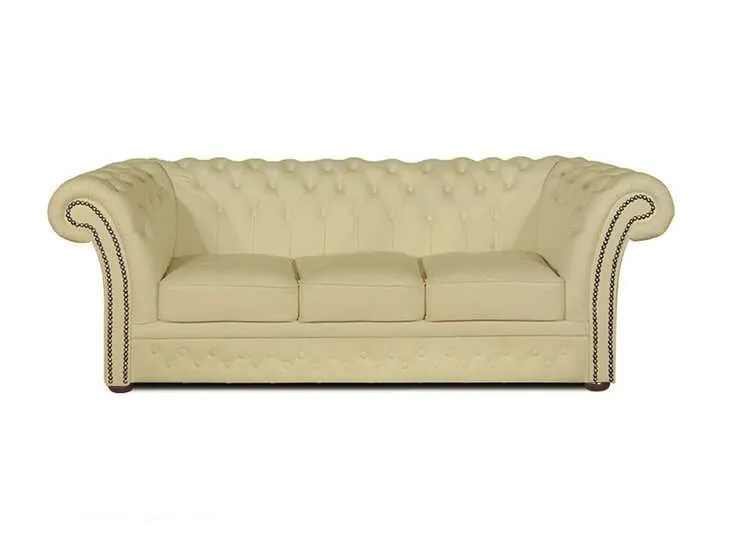 Chesterfield Trosjed Winfield Basic Luxe Leather | 3-sjedišta - Ježdovec, Zagreb