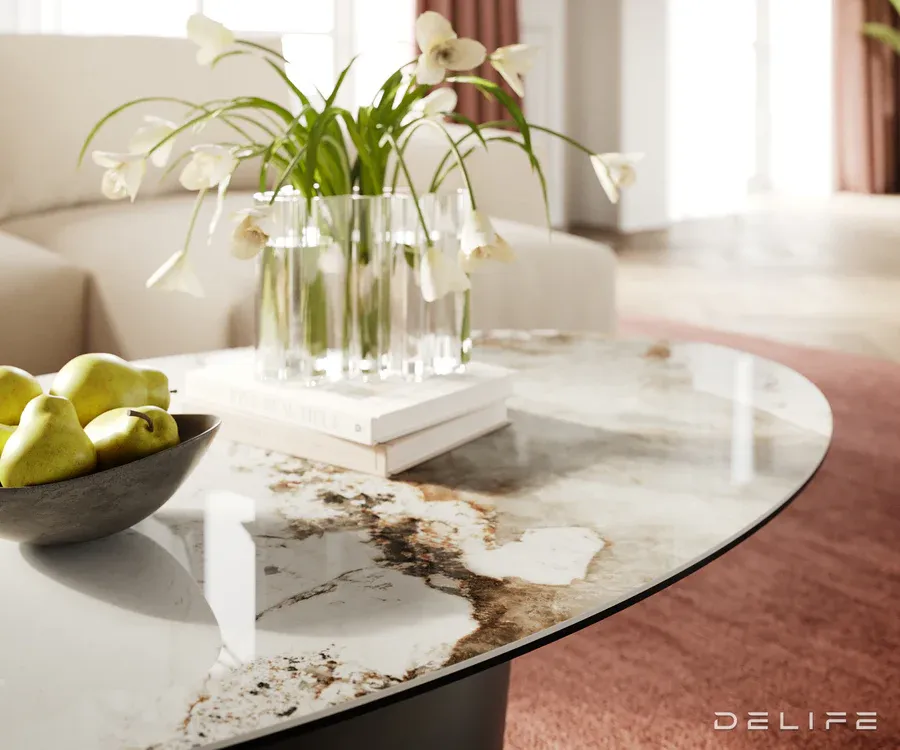 klub stolić edge 140x80cm, materijal: keramika minas melange - slika 6