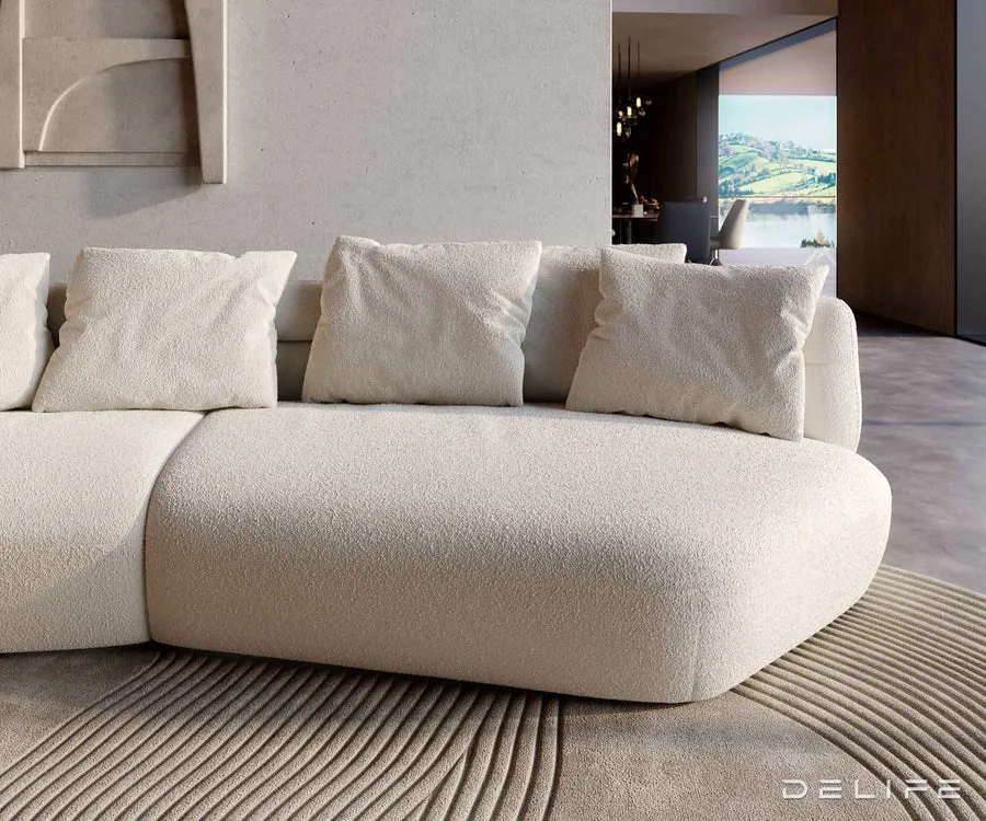 sofa roya 320x138cm, materijal: boucle - slika 6