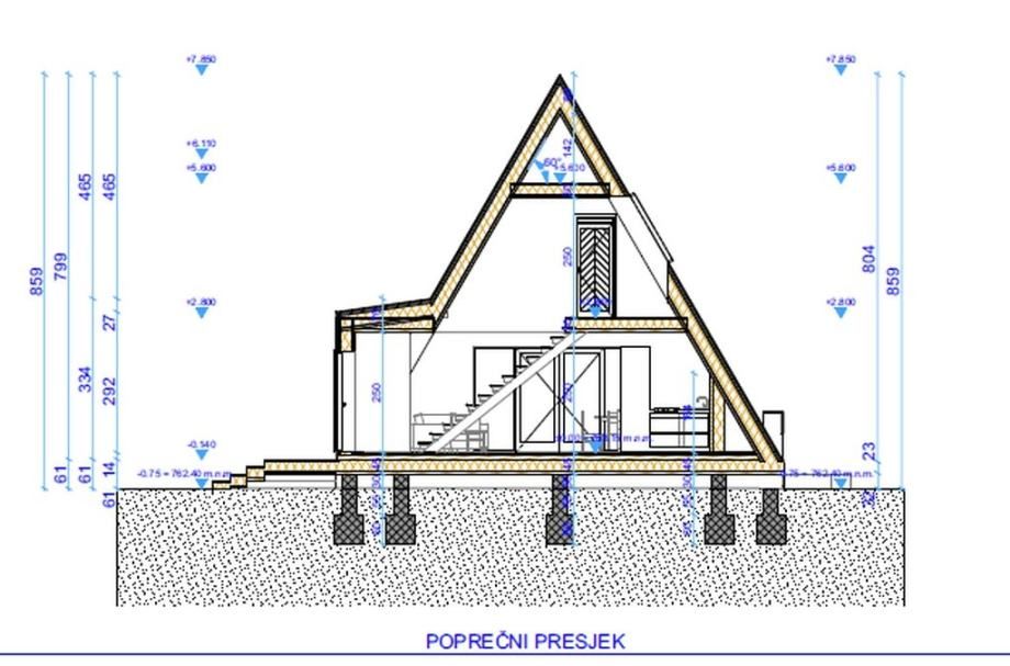 gorski kotar, stara sušica, zemljište s projektom prodaja - slika 6