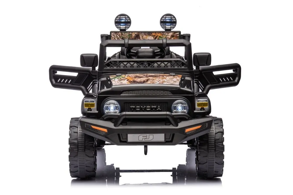licencirani auto na akumulator toyota fj white 4x4 - crni/forest - slika 3
