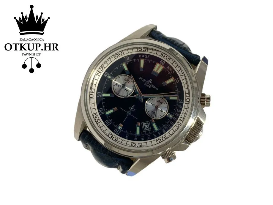 RUČNI SAT JACQUES LEMANS 1-1117.1 -44mm / R1, RATE! - Zagreb
