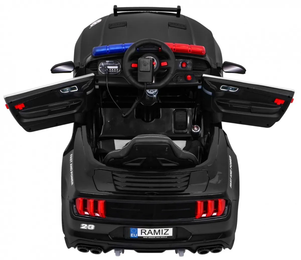auto na akumulator gt sport police - crni - slika 4