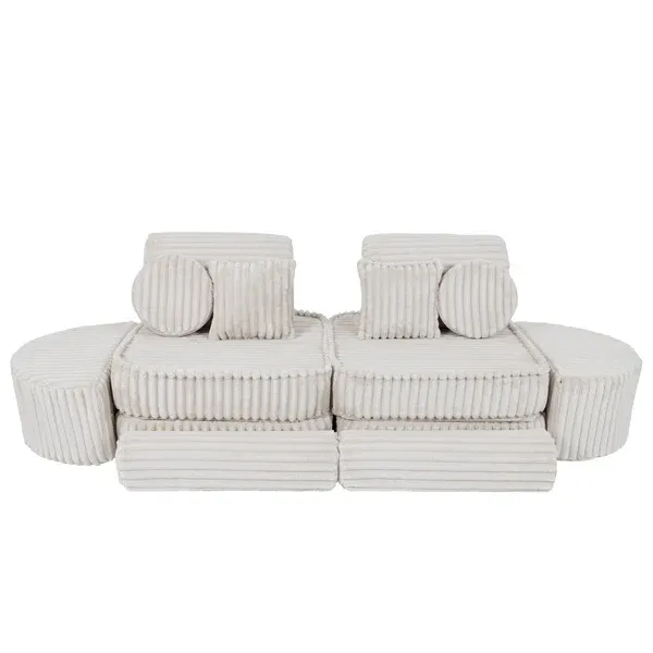modularna sofa - bijela - slika 12
