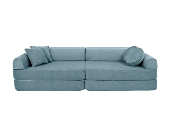 velika modularna sofa za djecu - tirkizna - slika 3