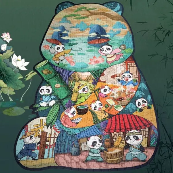 panda puzzle – edukativna slagalica za djecu - slika 6