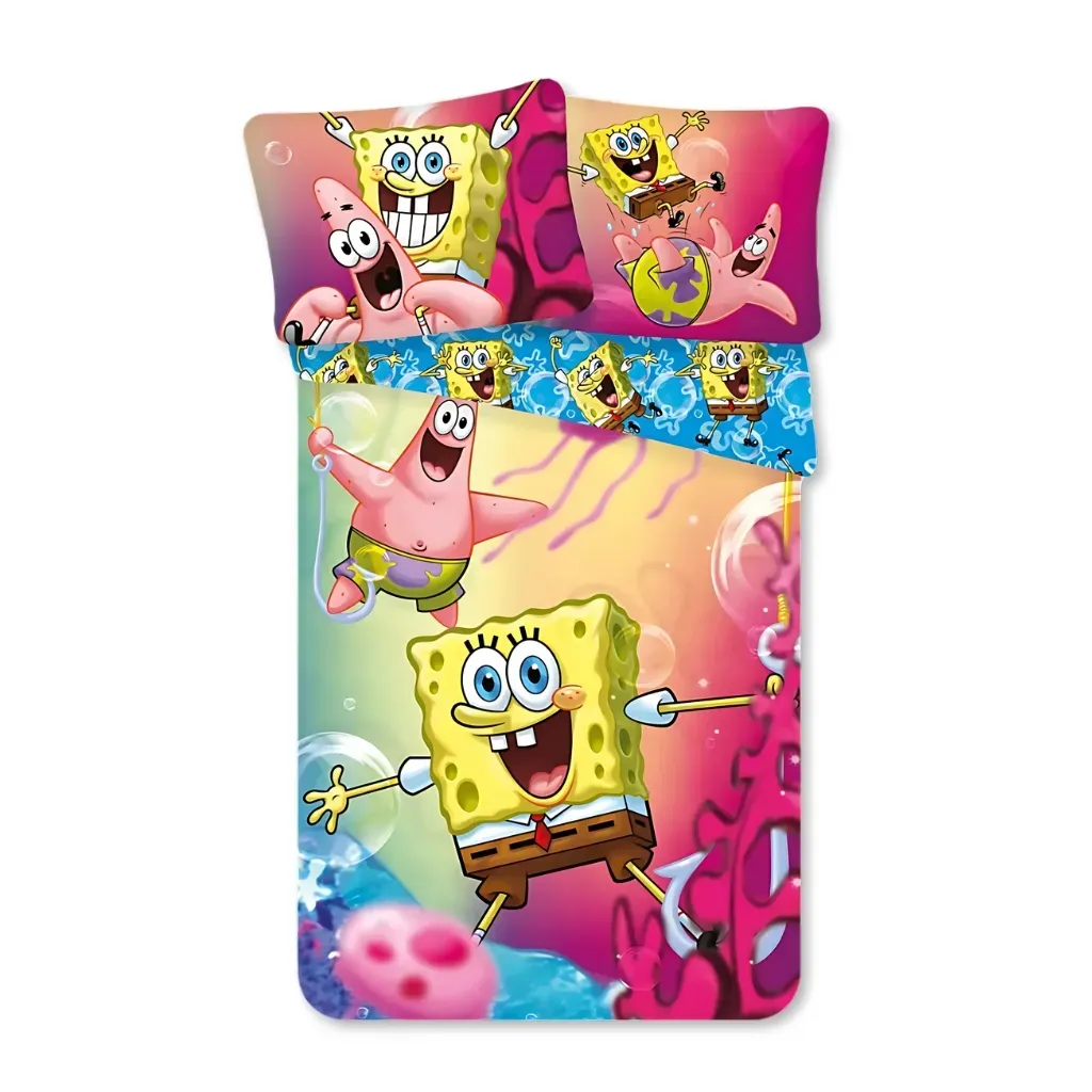 SpongeBob ‘Bikini Bottom’ dječja posteljina, 140×200 cm - Zagreb