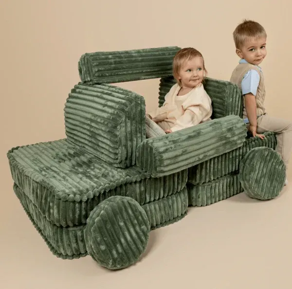 modularna sofa - maslinasto zelena - slika 13