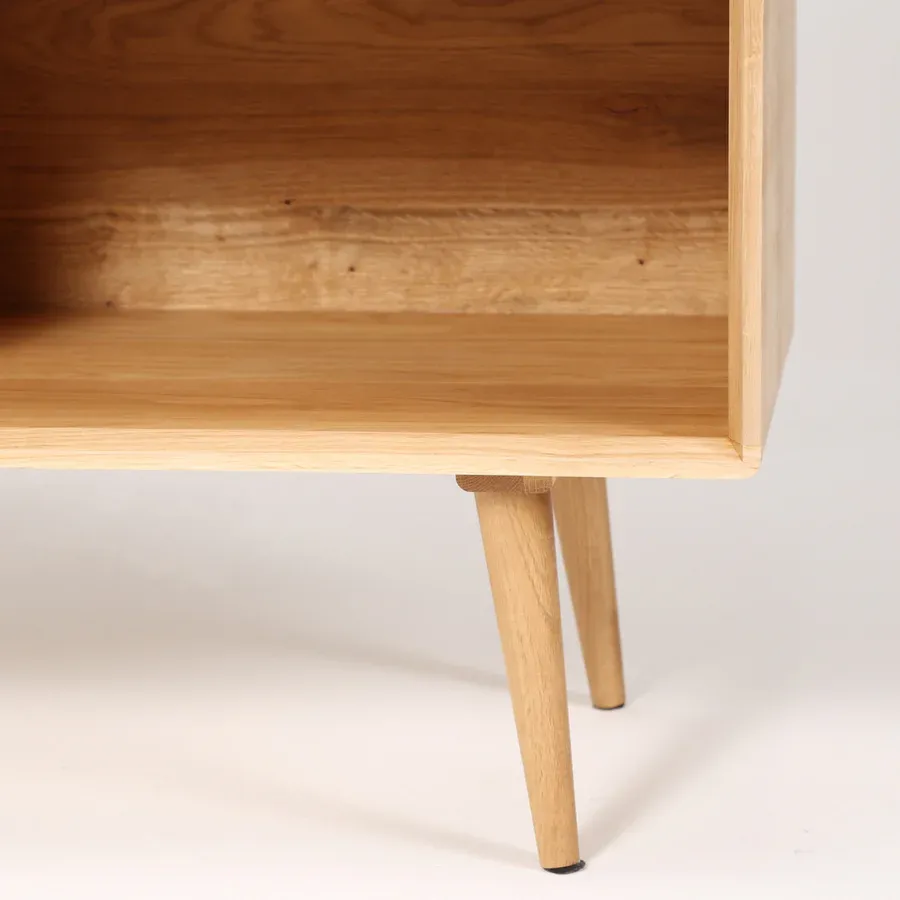 komoda primo alta 107.4x81.1cm, materijal: puno drvo hrast - slika 4