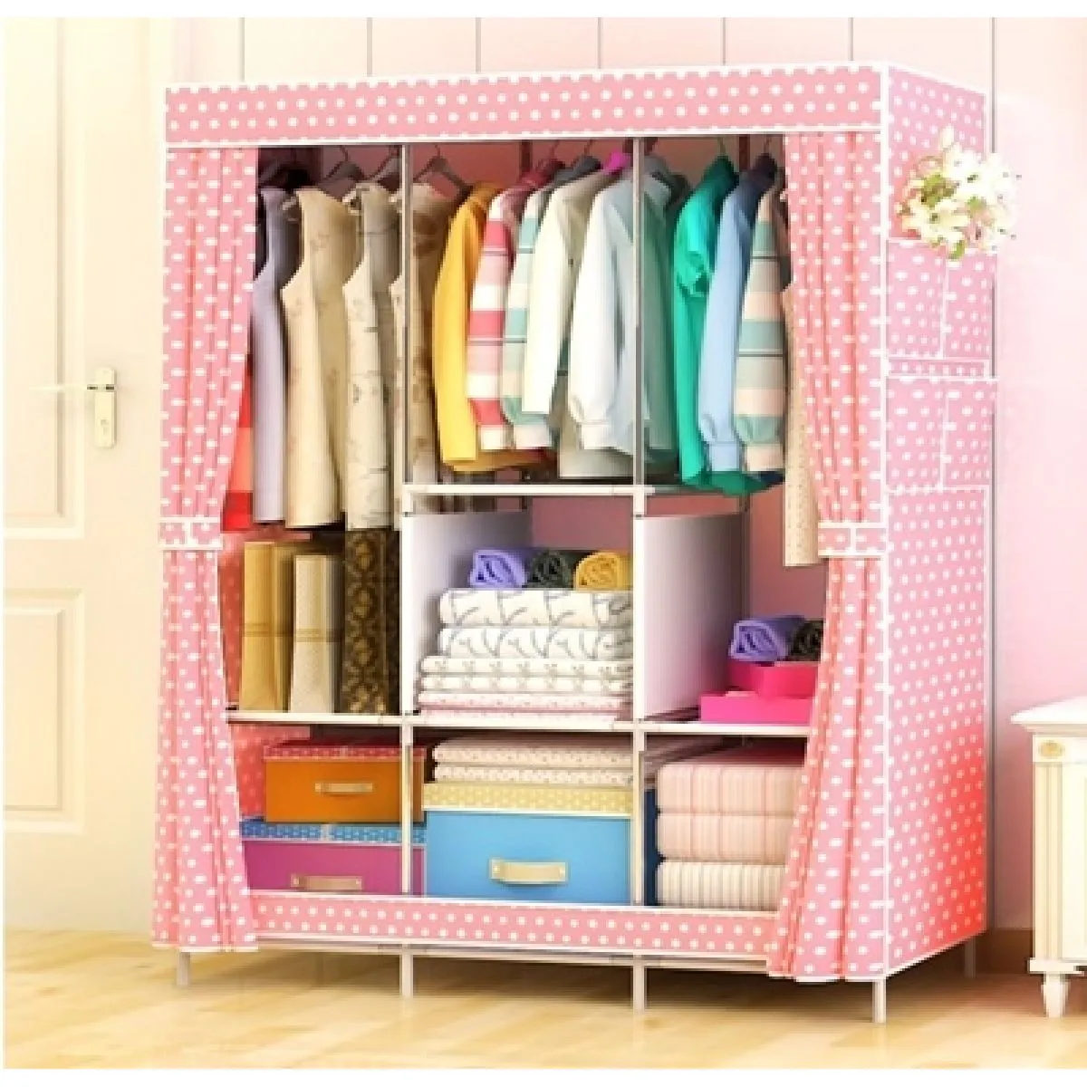 sklopivi ormar sa printom 158x106 cm vodootporan - sweet home - slika 3