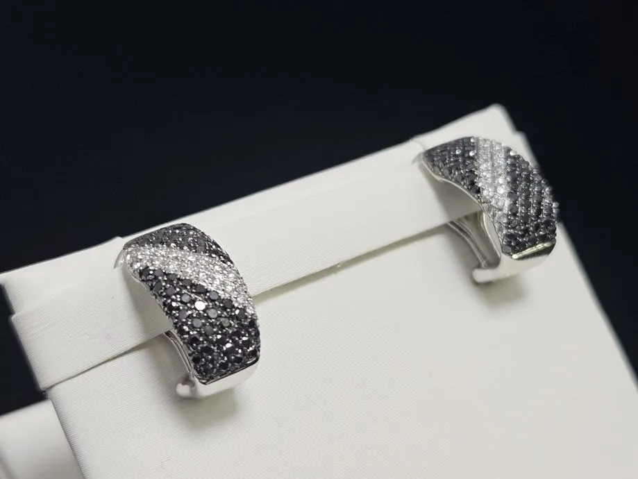 zlatne naušnice s dijamantima 5.22g 0.43ct 14k / r1, rate! - slika 2