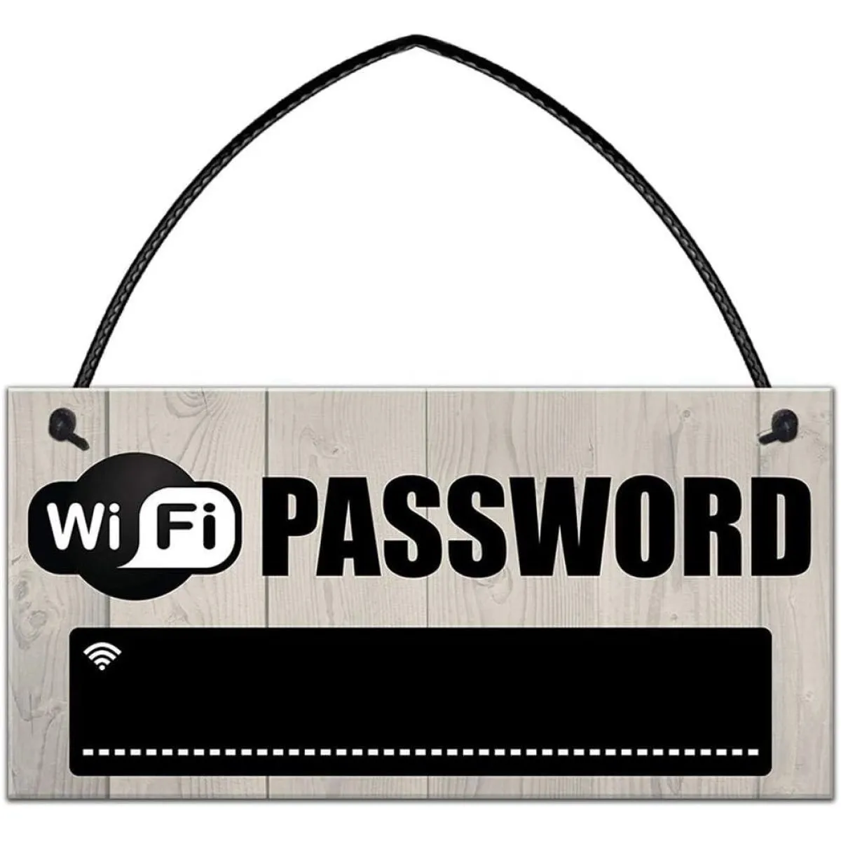 drveni viseći znak za wifi lozinku - slika 4