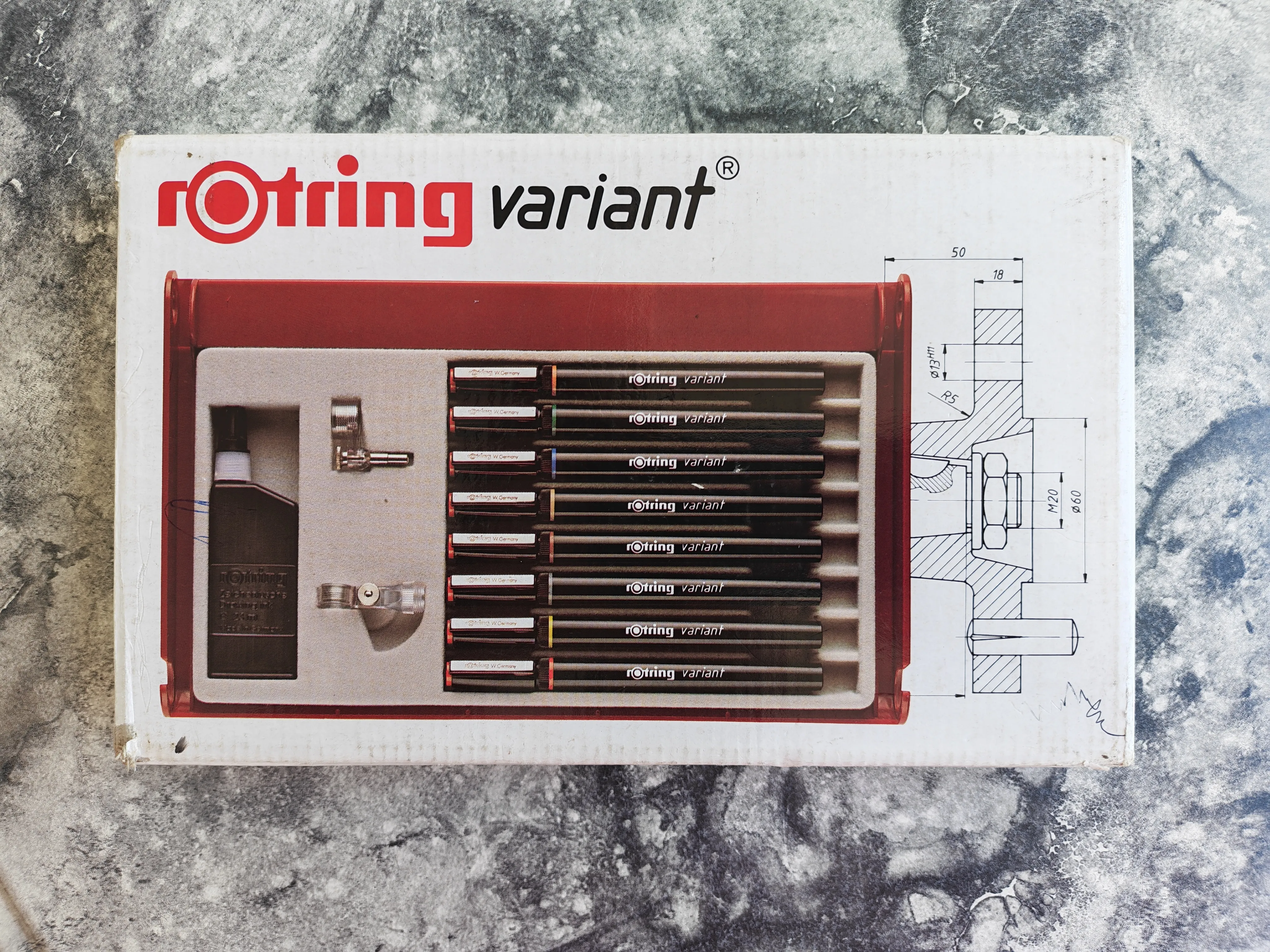 rapidografi rotring ekstra stanje! - slika 7