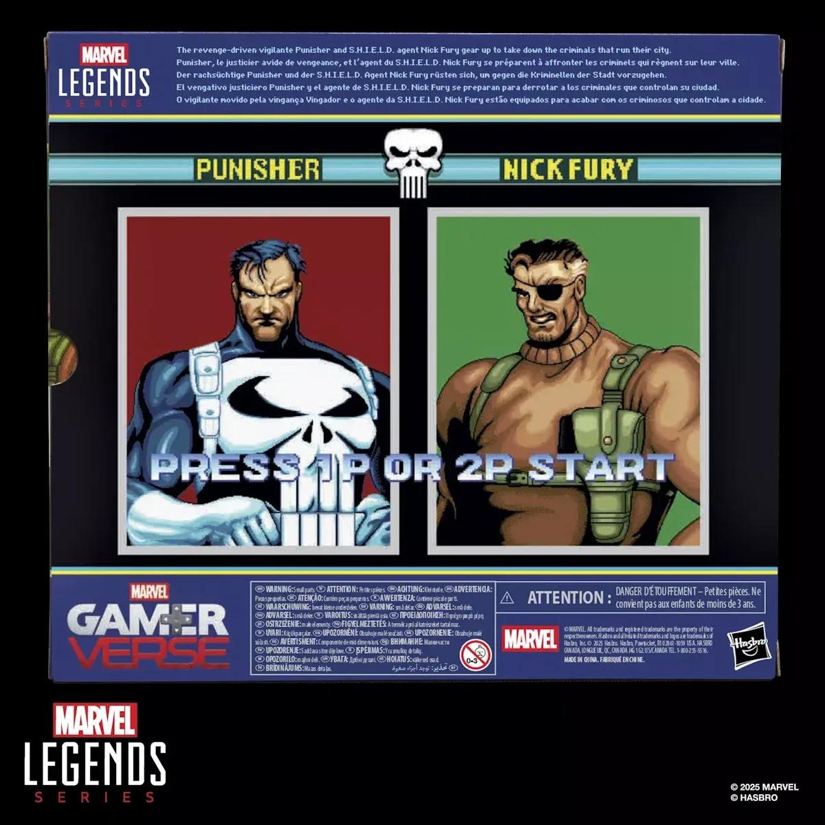 marvel legends series: punisher and nick fury figure, 15cm - slika 11