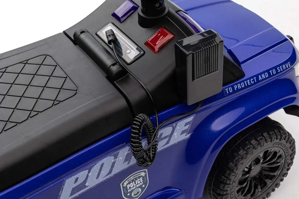 dječja guralica police - plava - slika 7