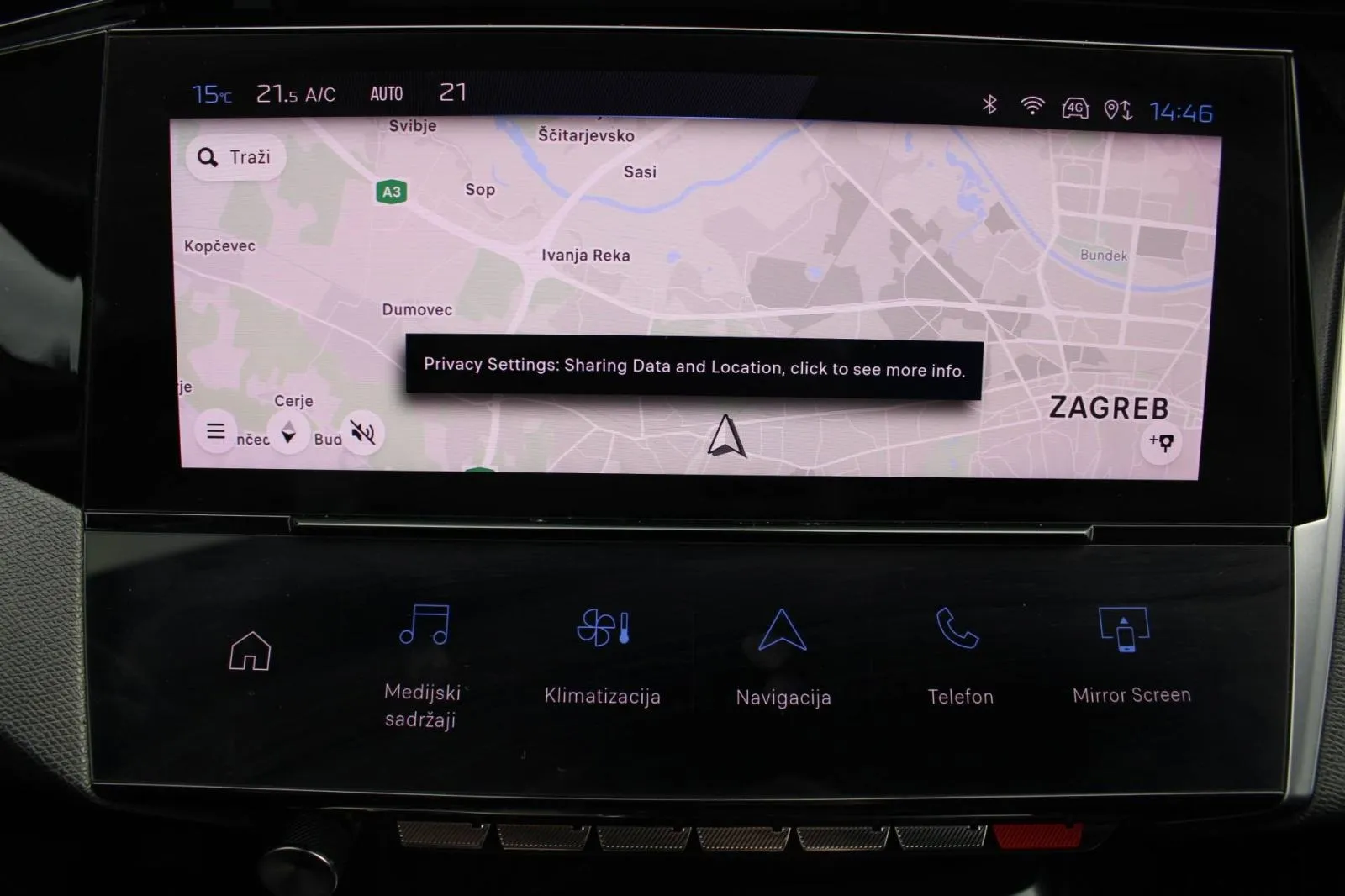 peugeot 308 1.2 puretech allure automatik *led, navigacija, kamera* - slika 17