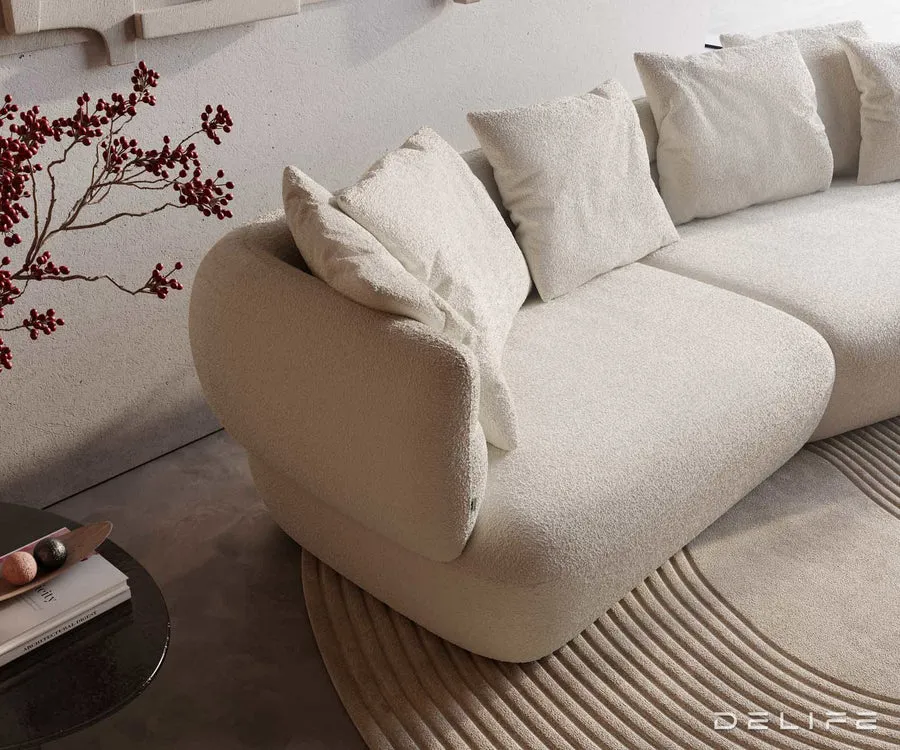 sofa roya 320x138cm, materijal: boucle - slika 5