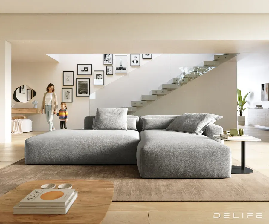 modularna garnitura freestyle 310x200cm, strukturirana tkanina - slika 3