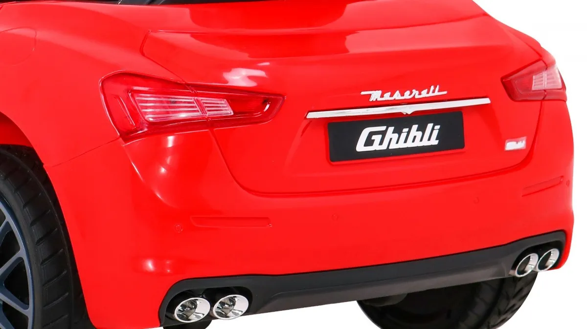 licencirani auto na akumulator maserati ghibli - crveni - slika 11