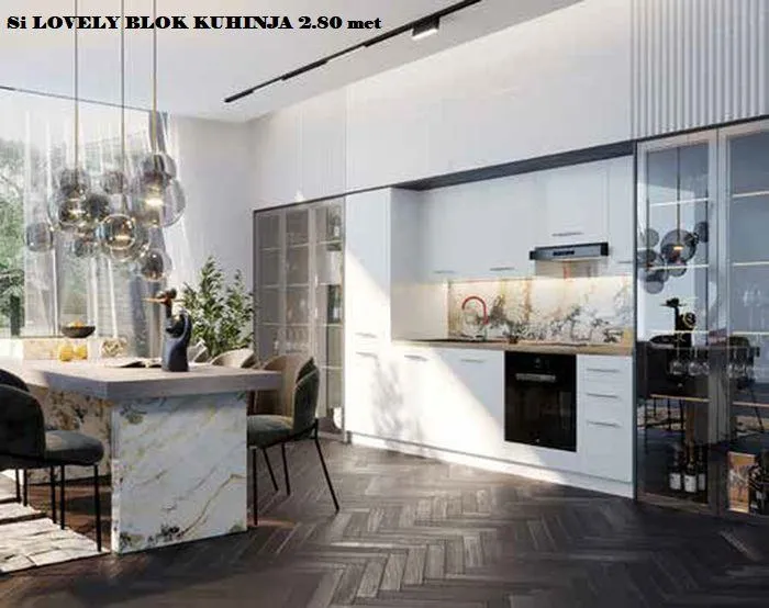 blok kuhinje silovely 280 cm - slika 1