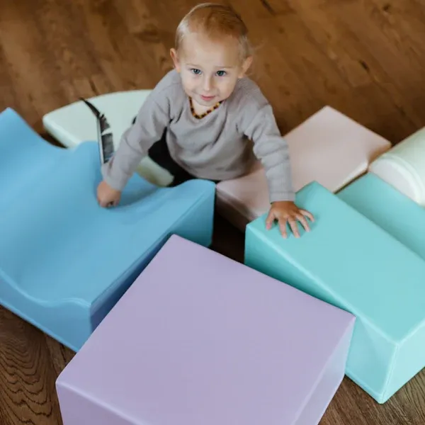 set od 6 pjenastih blokova soft play - svijetlo pastelna boja explorer - slika 28