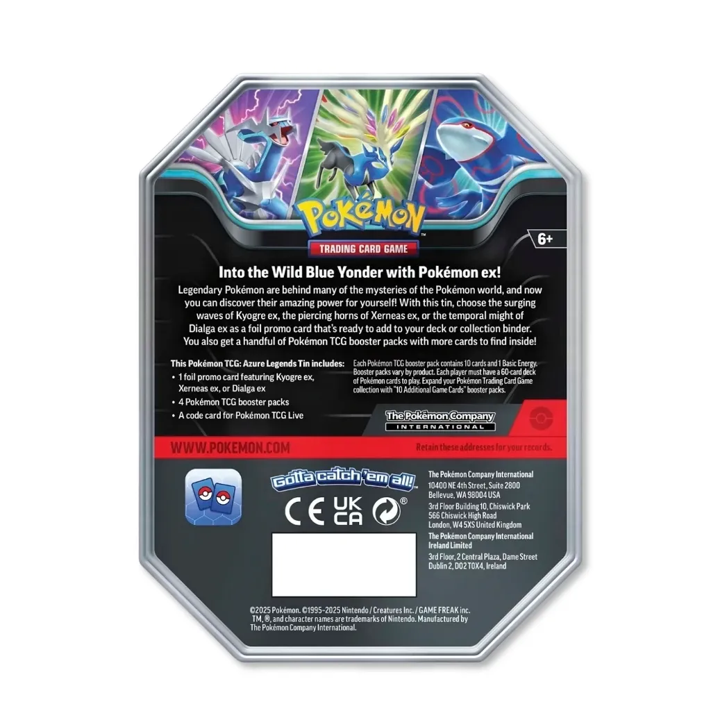 pokémon tcg: azure legends tin – dialga ex - slika 2