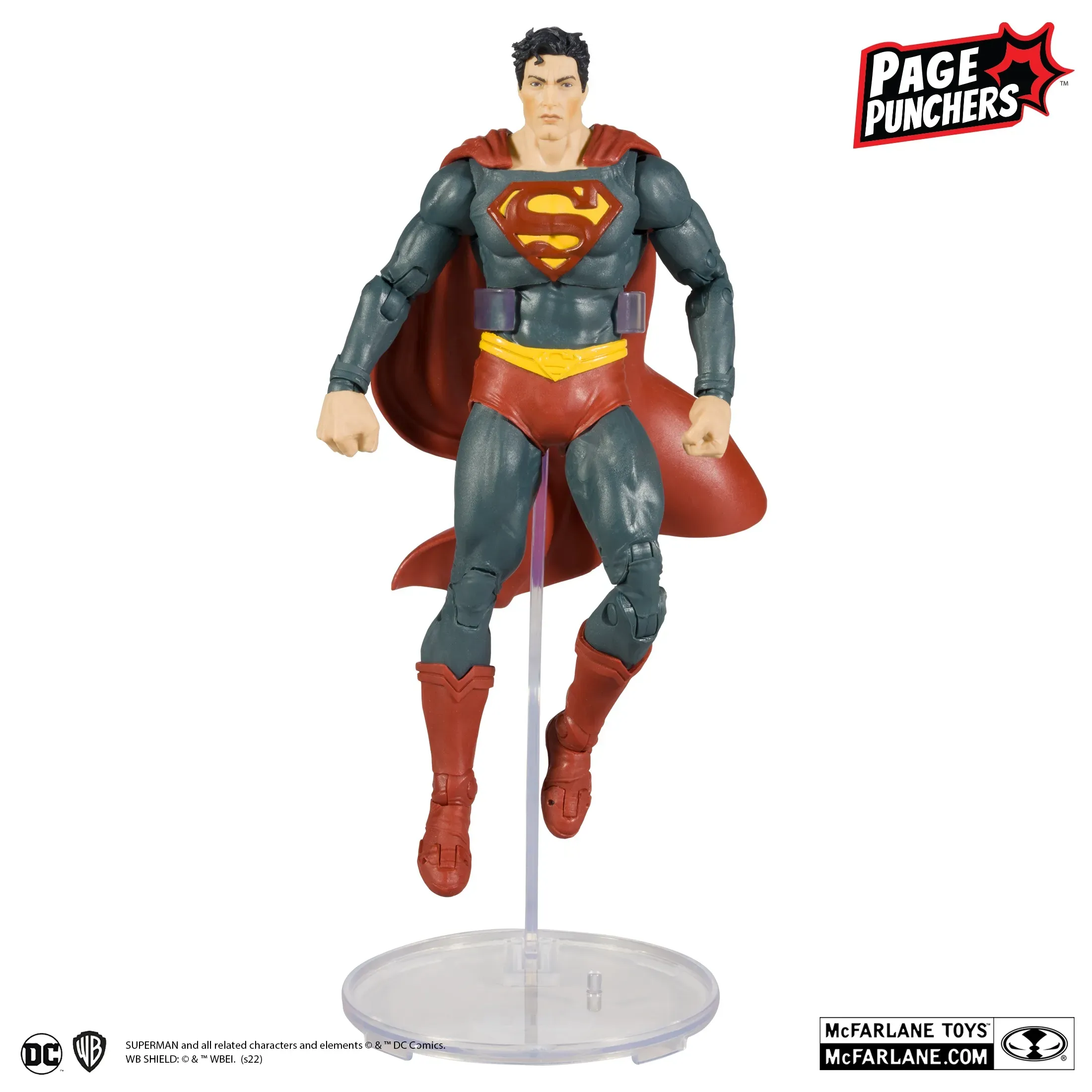 dc comics black adam strip + superman figura, 17cm - slika 6