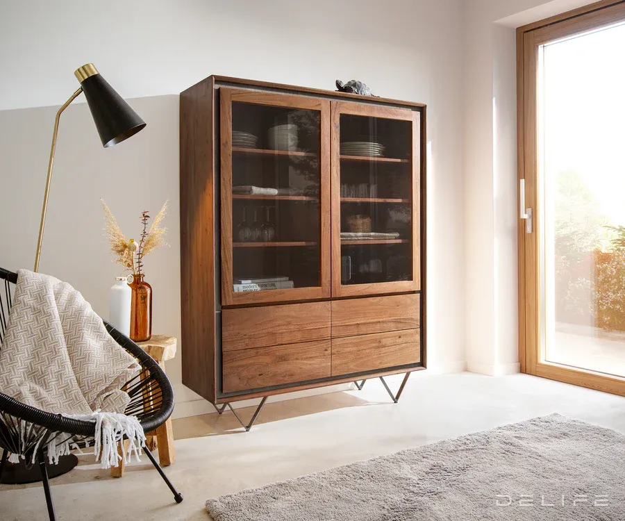 Visoka komoda Stonegrace, Materijal: Bagrem - Čakovec