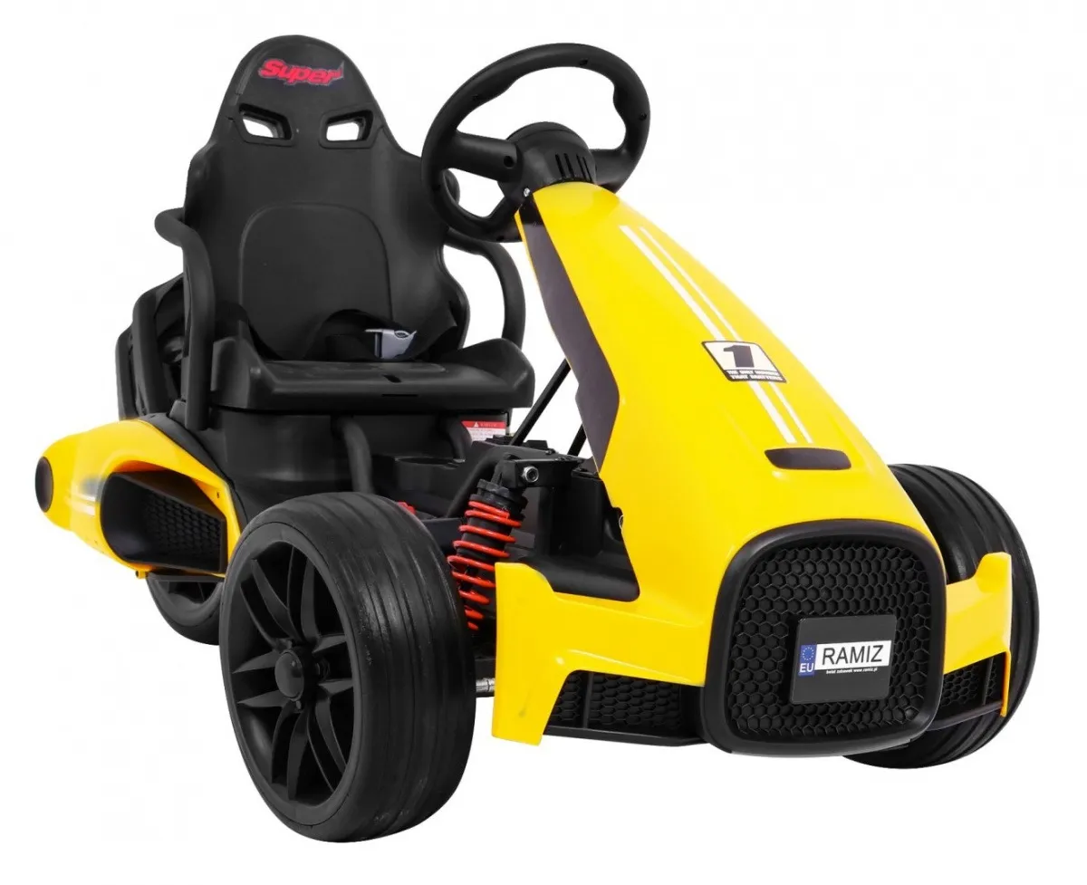 go-kart na akumulaotor xr-1 - žuti - slika 8