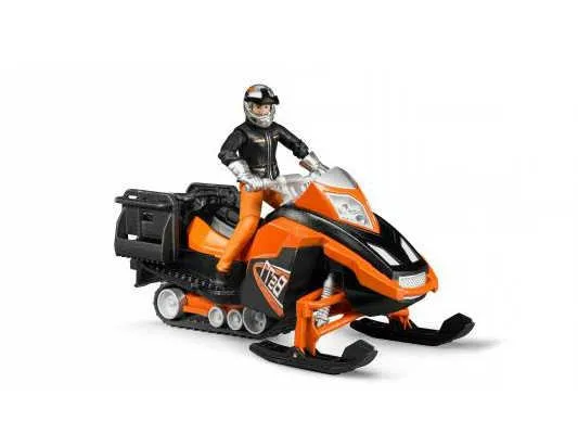 bruder snowmobile sa vozačem i opremom - slika 2