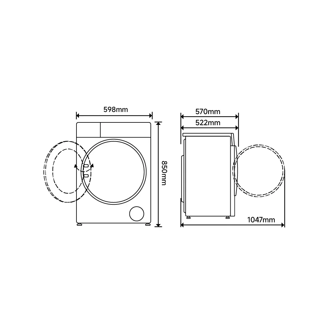 xiaomi mijia front load washer dryer 9 kg - perilica i sušilica rublja - slika 19